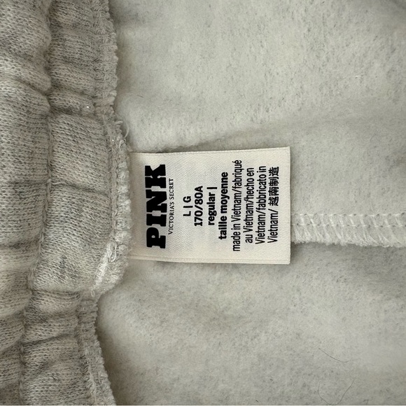 PINK Gray Sweat Suit - Picture 8 of 10